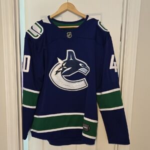 Vancouver Canucks Elias Pettersson #40 Classic Home Fanatics Jersey